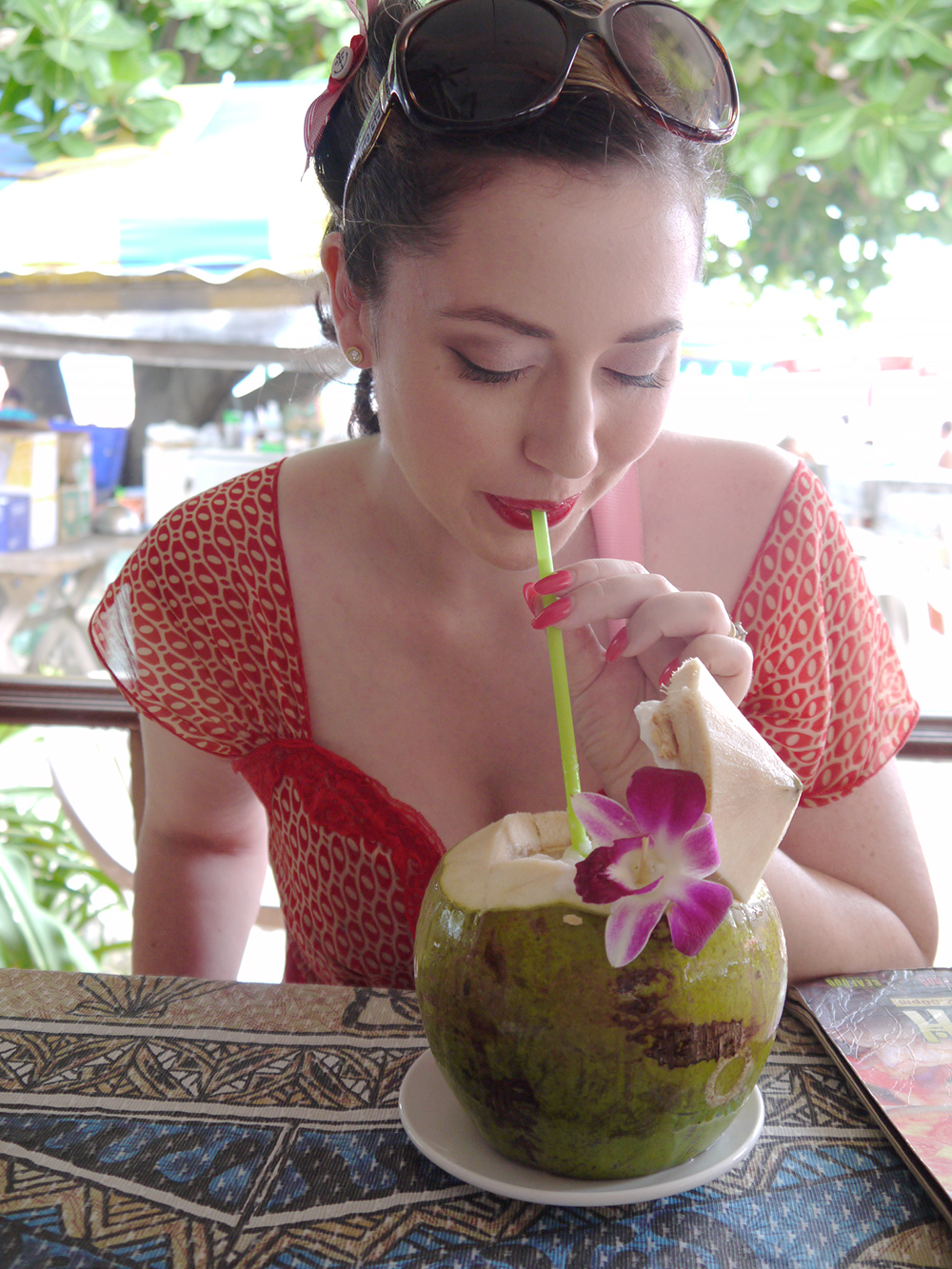 beautiful skin in tropical climates coconut water