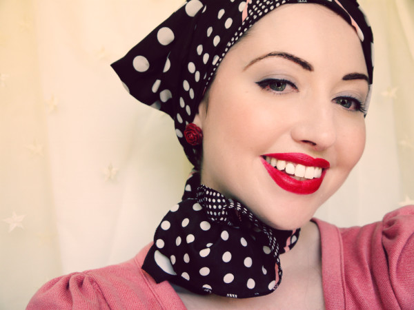 Four NEW Ways to Tie a Headscarf - Even More Vintage Glamour! - Vintage ...