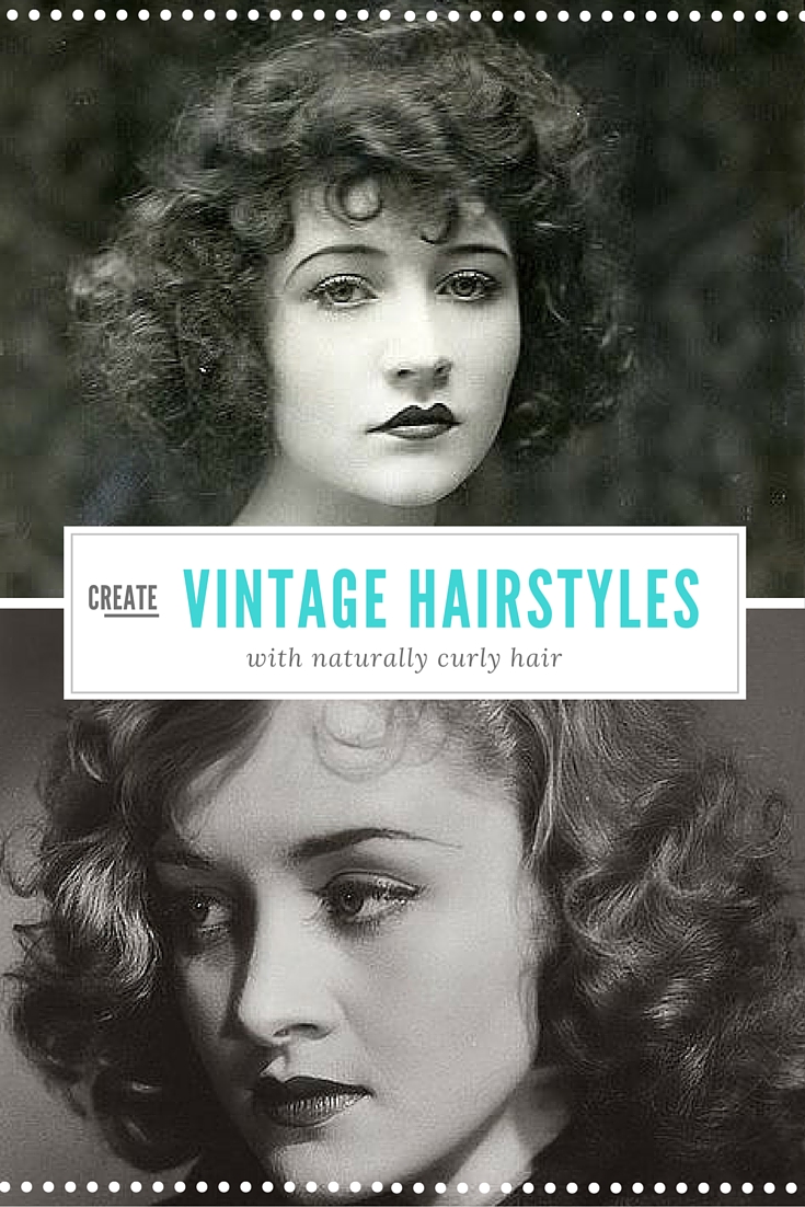 vintage hairstyles with naturally curly hair