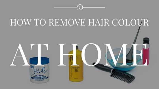 How to Remove Hair Colour at Home