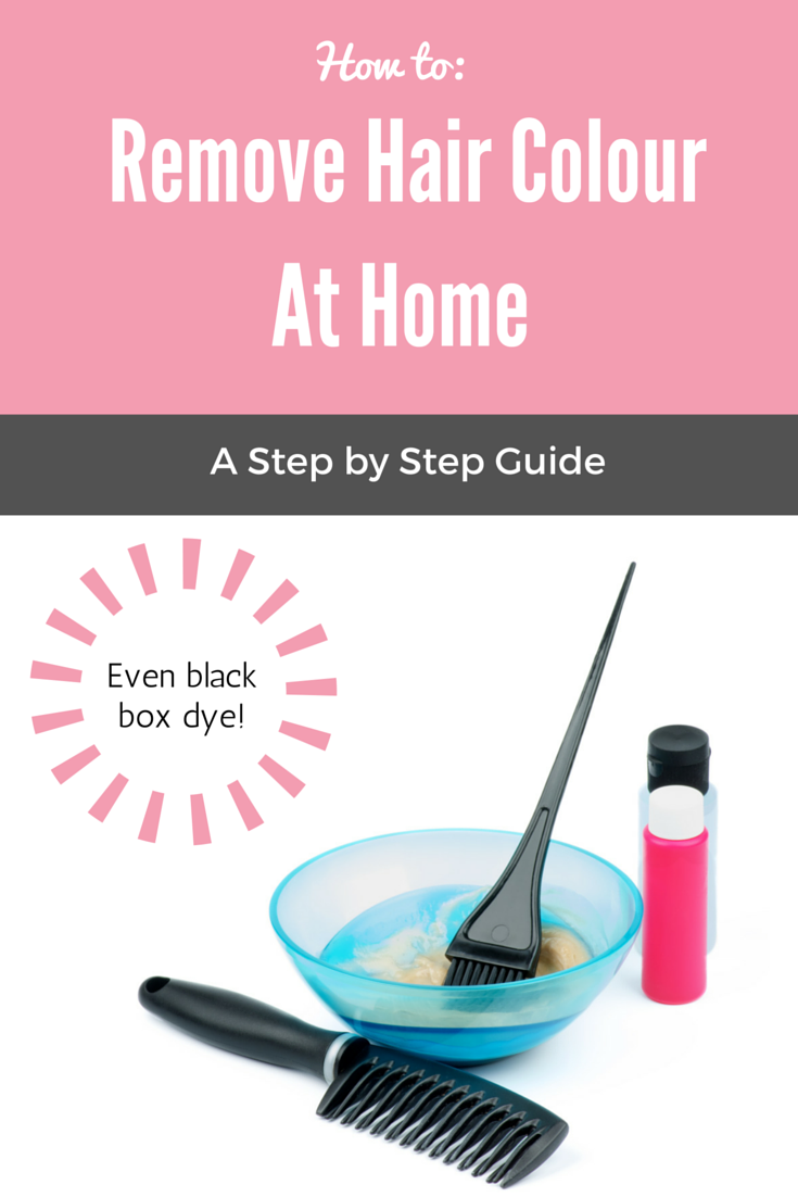 How to REMOVE PERMANENT HAIR COLOUR AT HOME
