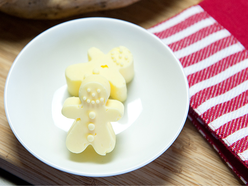 How to Make Butter Pads (Butter Shapes) - The Hurried Hostess