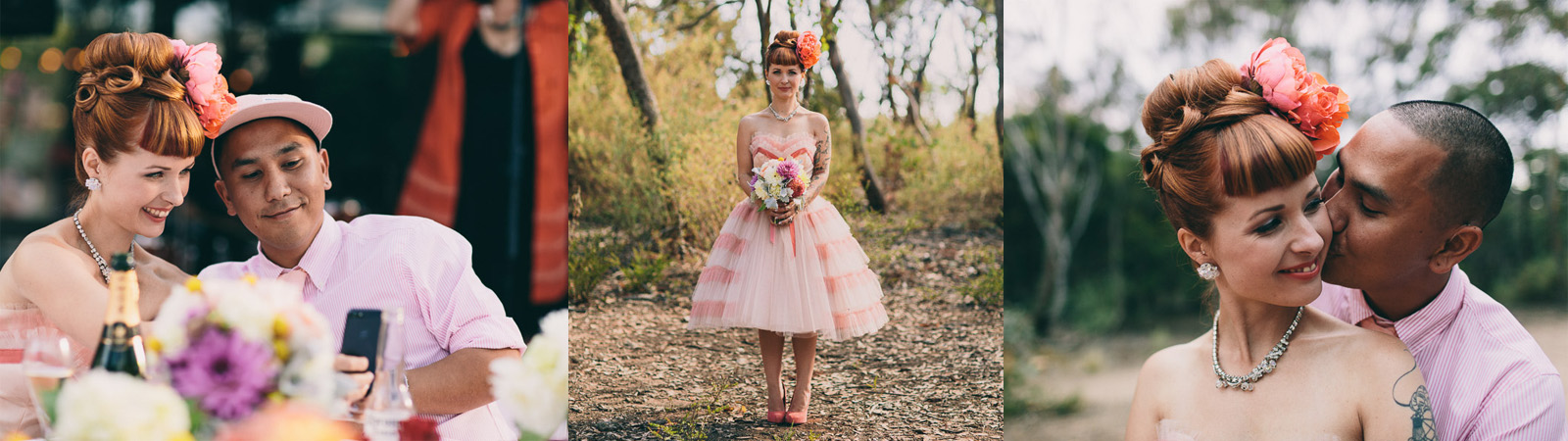 Vintage bridal hair makeup melbourne