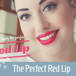 The perfect red lip title