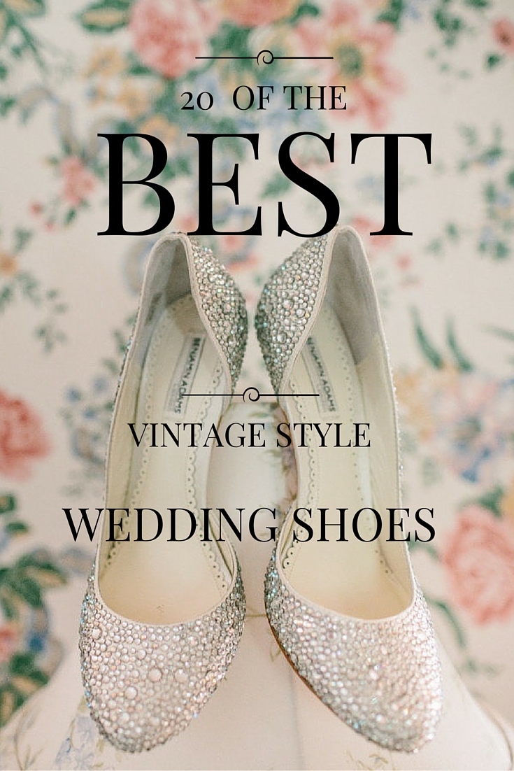 Vintage on sale bridesmaid shoes