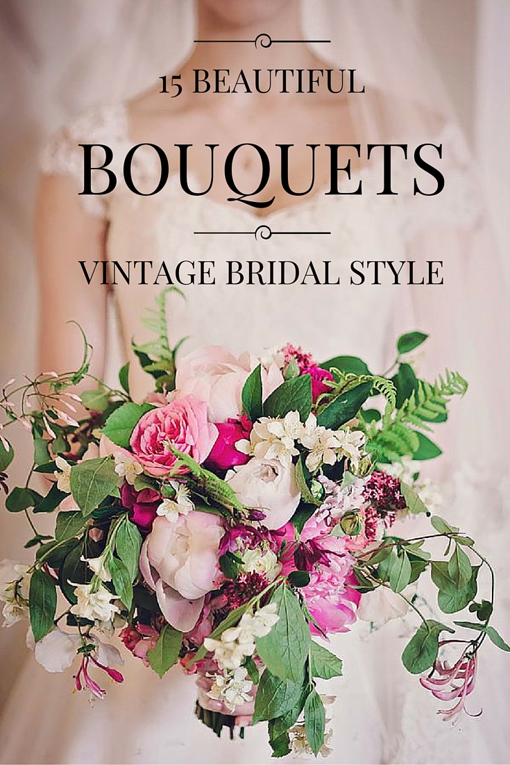 Vintage bridal bouquets