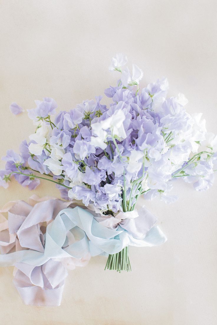 sweetpea vintage bridal bouquet