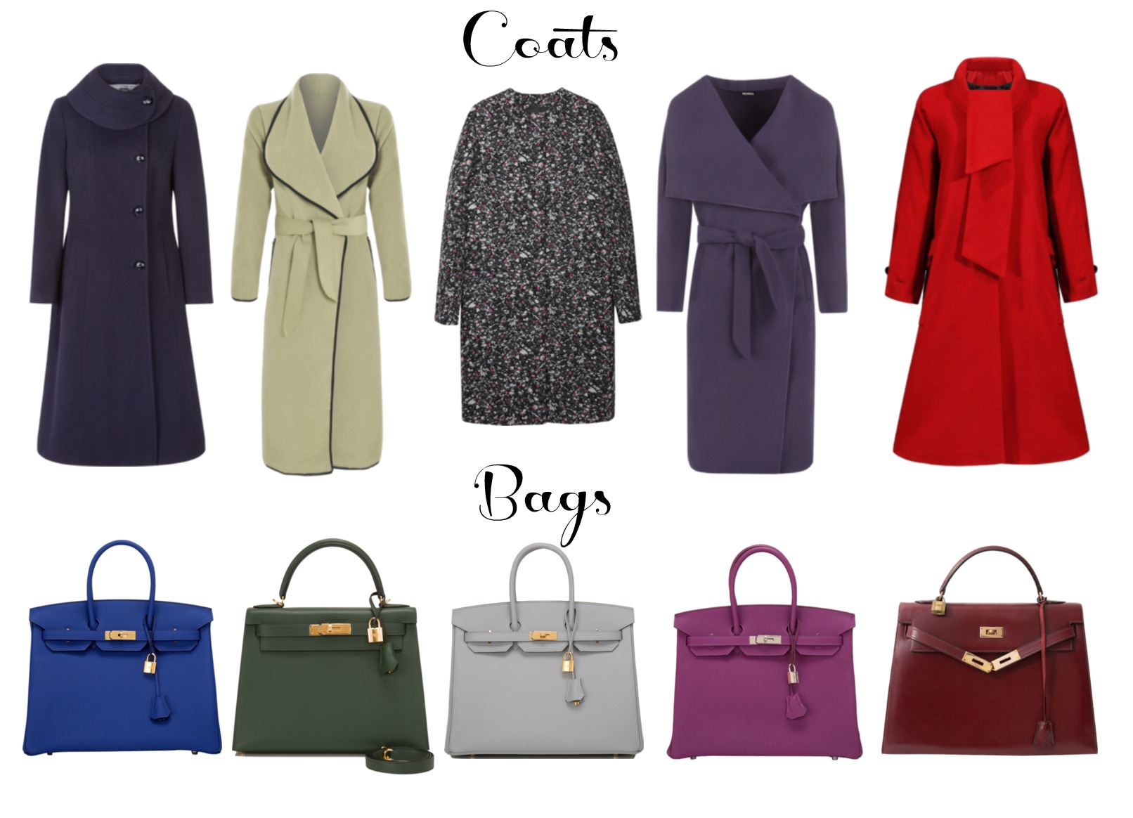 vintage corporate coats bags